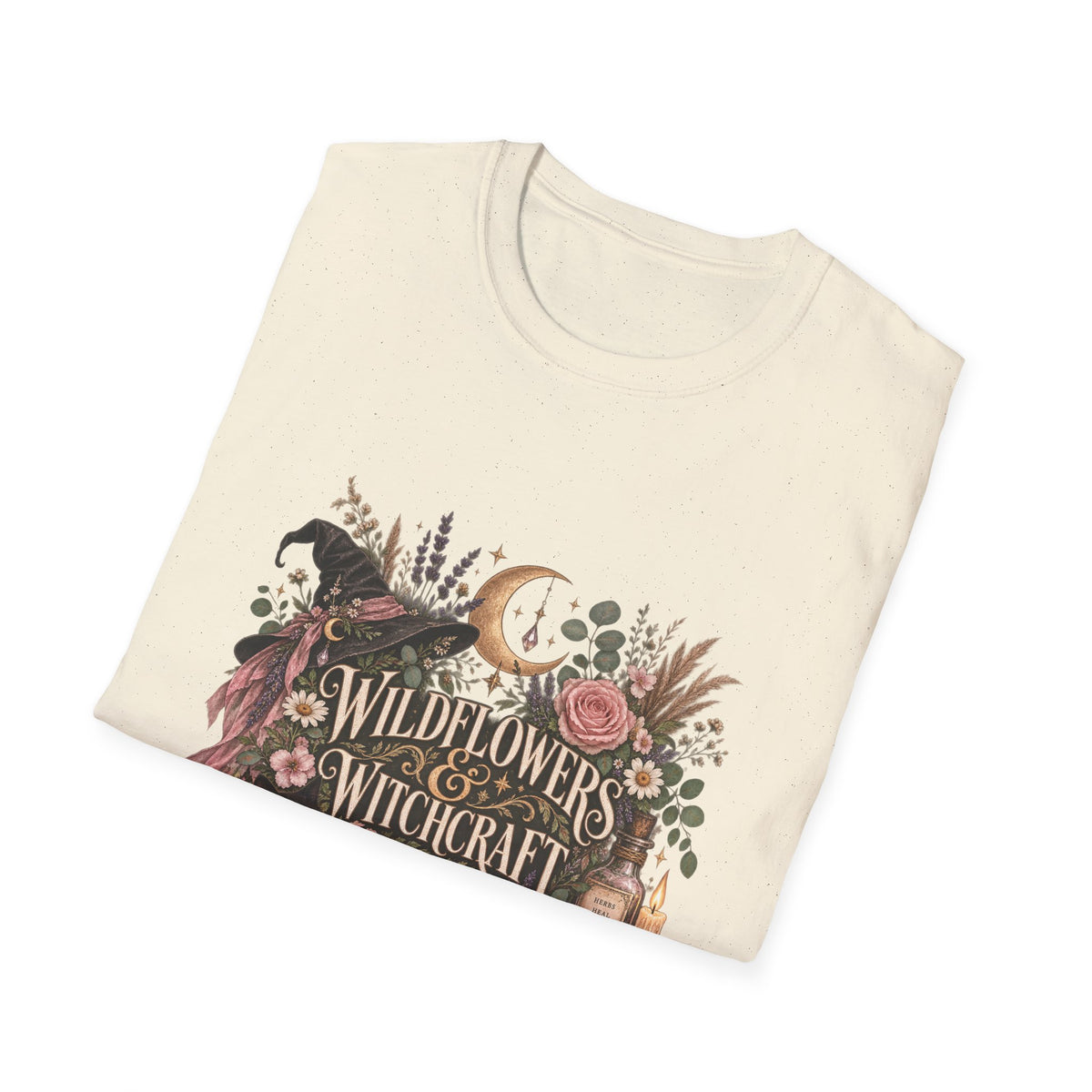 Wildflowers & Witchcraft Romantic Witch Graphic Tee