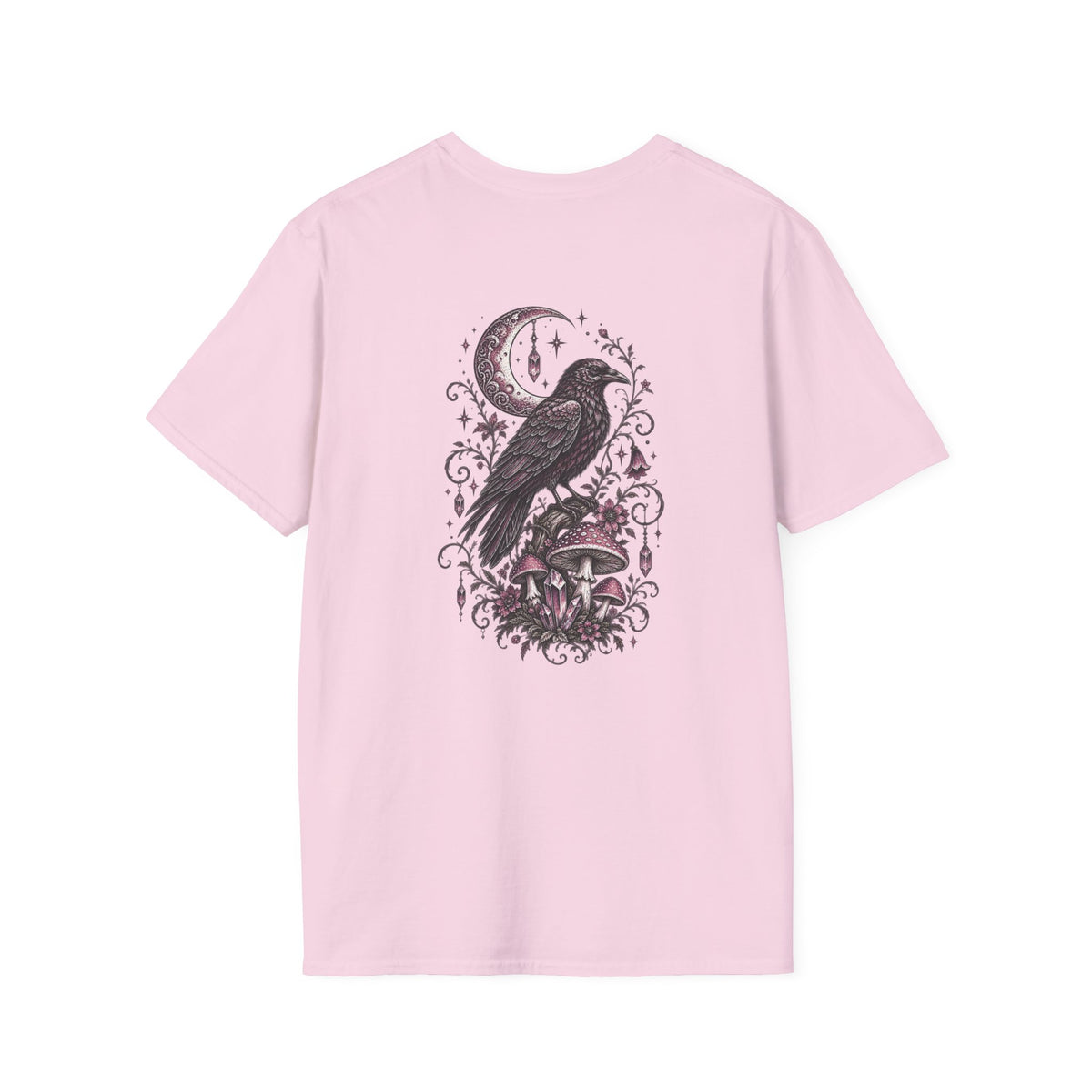 I Find Your Lack of Whimsy Disturbing Tee | Gothic Raven, Moon & Mushroom Shirt