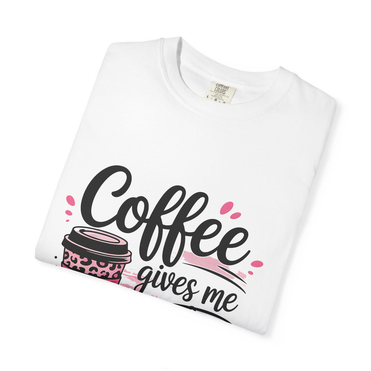 Teacher Coffee T-Shirt — "Coffee Gives Me Teacher Powers" Cute Gift Tee