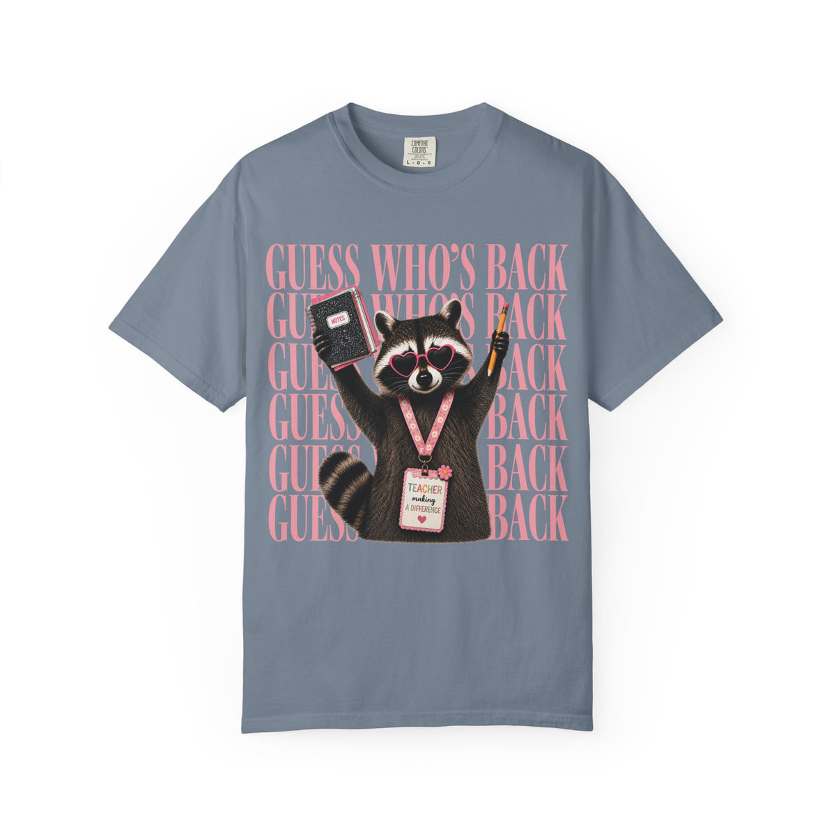 Guess Who's Back Raccoon Graphic Tee