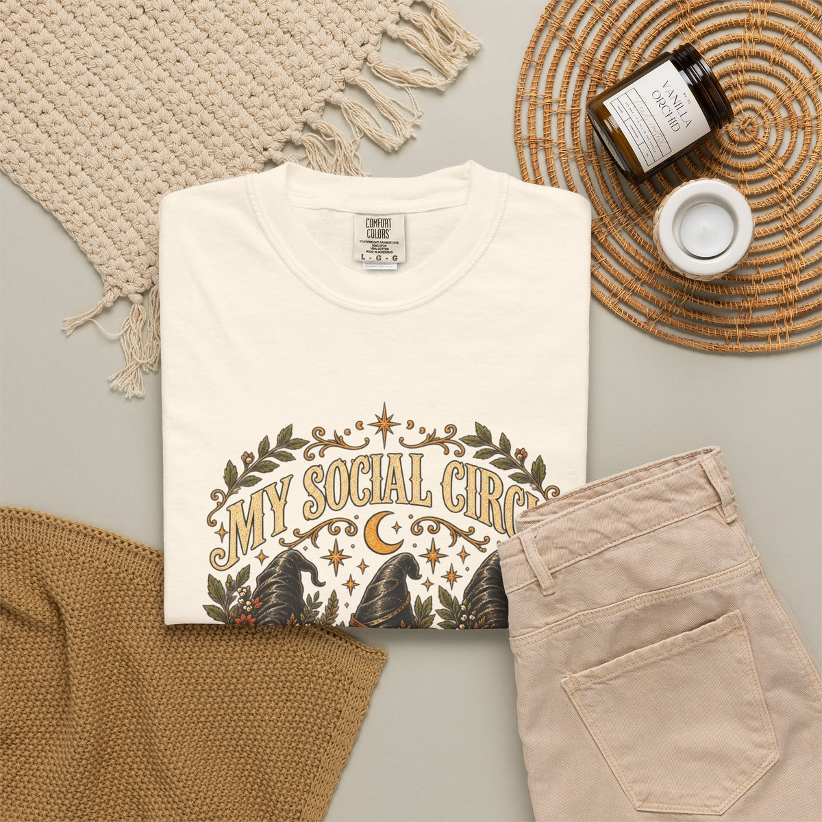 My Social Circle Is a Coven Witchy Graphic Tee