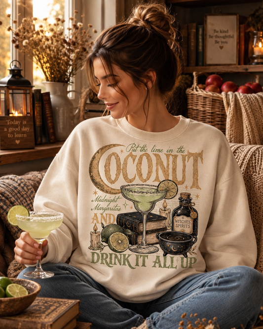 Midnight Margaritas Vintage Crewneck Sweatshirt