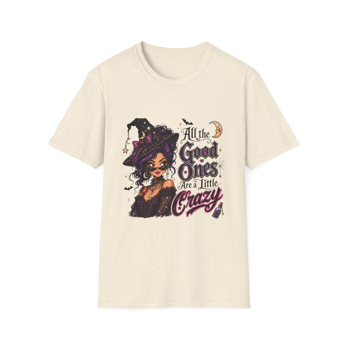 All the Good Ones Are a Little Crazy Tee | Witchy Halloween Graphic Shirt