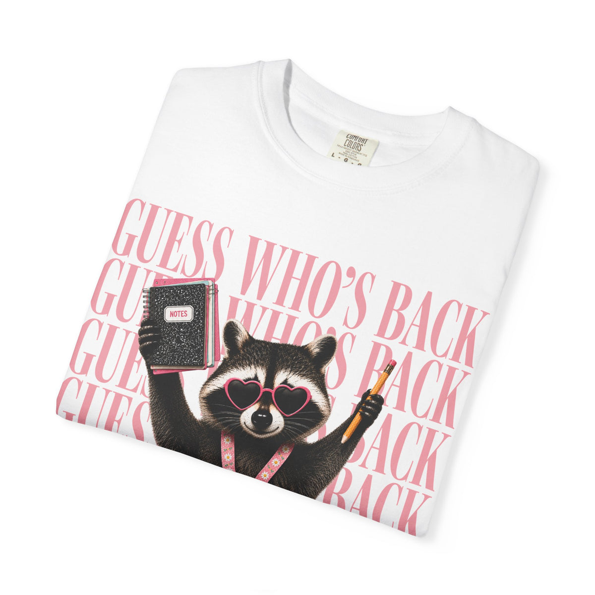 Guess Who's Back Raccoon Graphic Tee