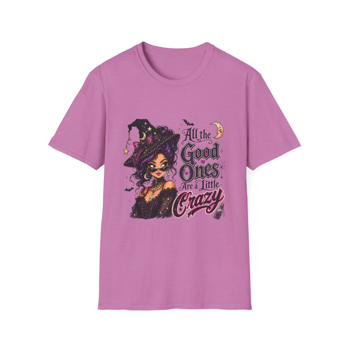 All the Good Ones Are a Little Crazy Tee | Witchy Halloween Graphic Shirt