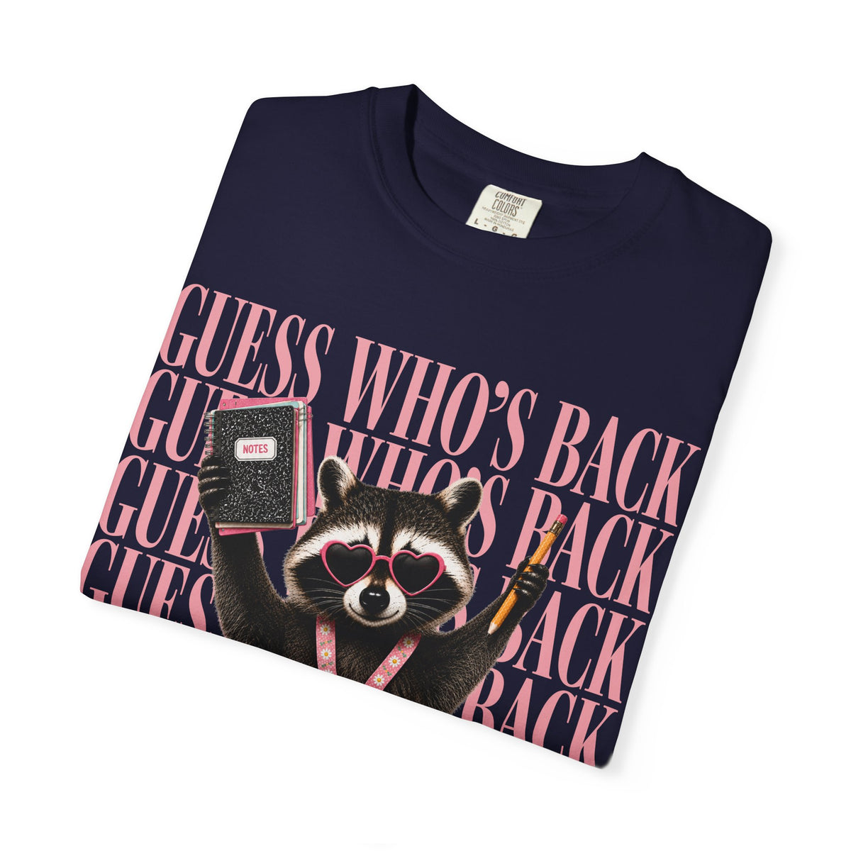 Guess Who's Back Raccoon Graphic Tee