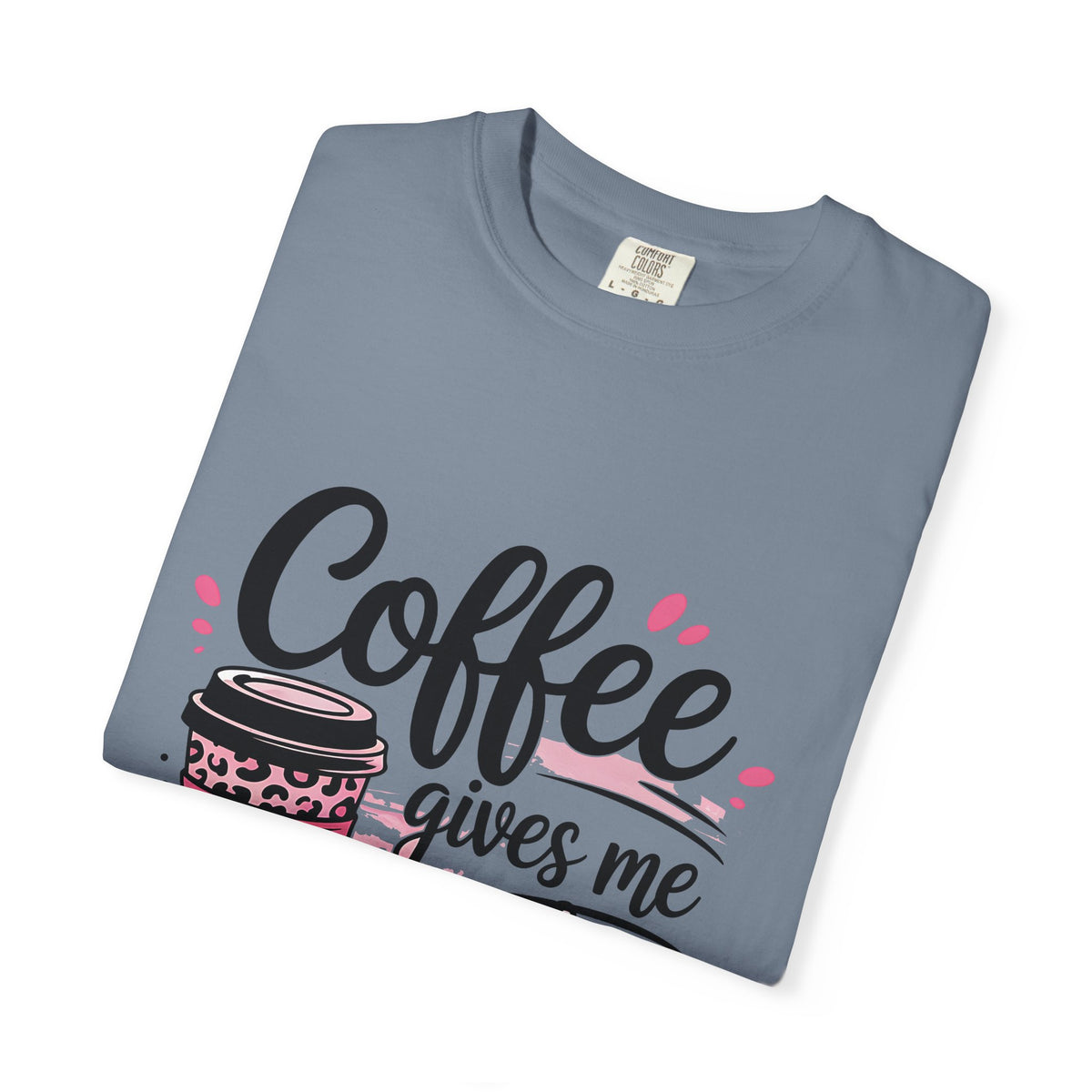 Teacher Coffee T-Shirt — "Coffee Gives Me Teacher Powers" Cute Gift Tee