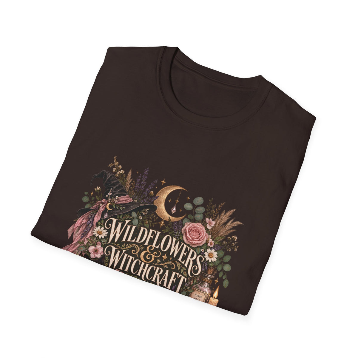 Wildflowers & Witchcraft Romantic Witch Graphic Tee