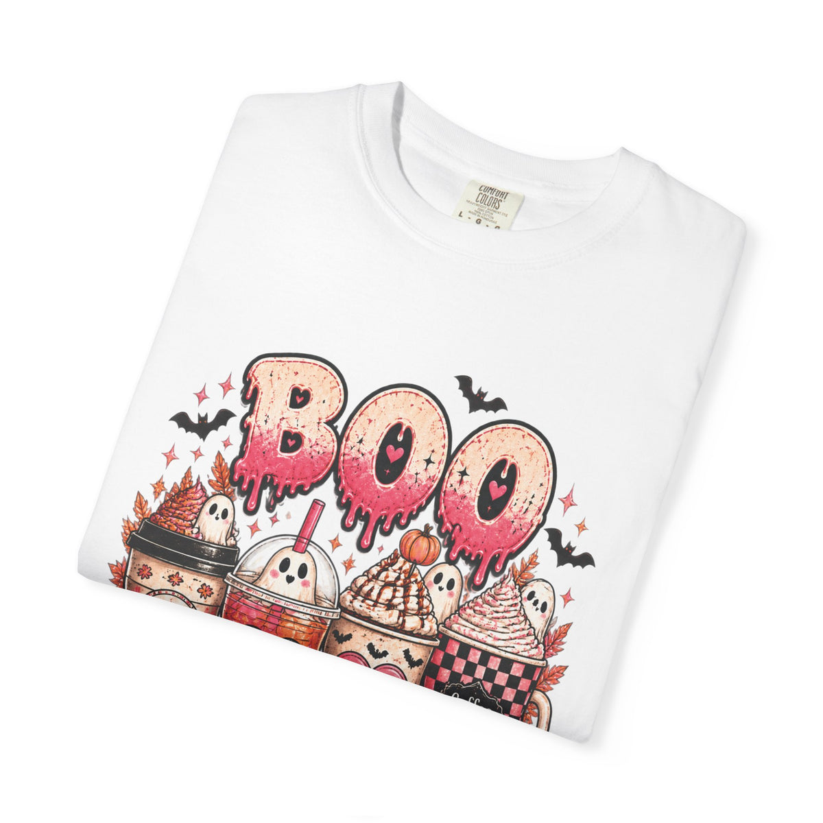 Boo Brew Halloween T‑Shirt — Spooky Coffee & Candy Graphic Tee