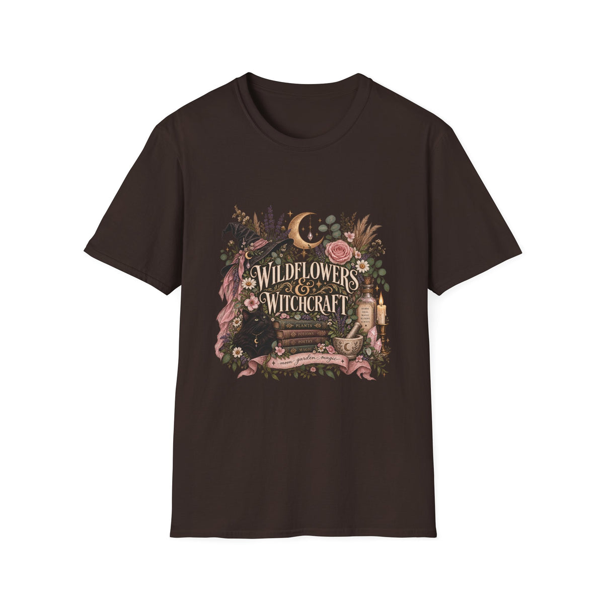 Wildflowers & Witchcraft Romantic Witch Graphic Tee