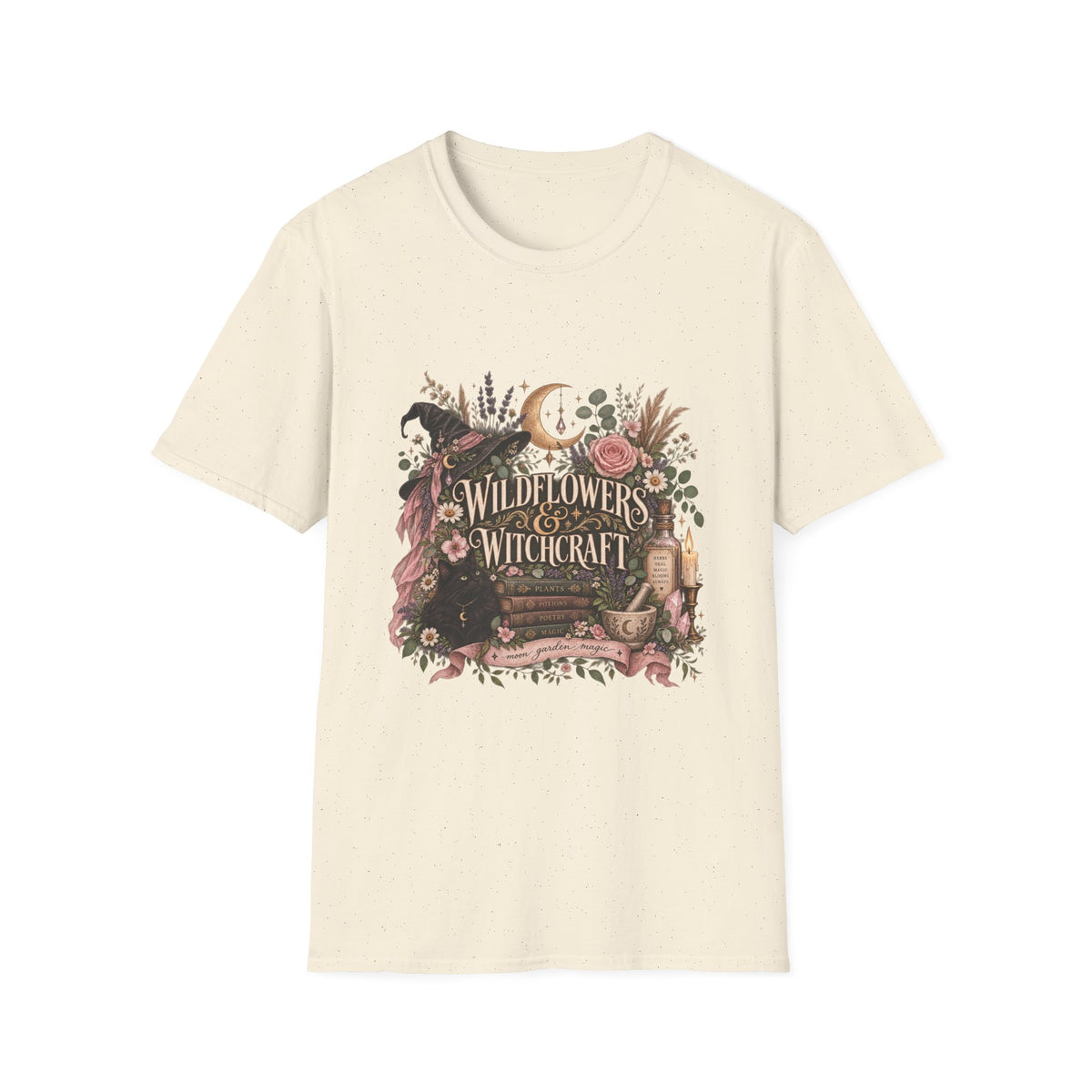 Wildflowers & Witchcraft Romantic Witch Graphic Tee