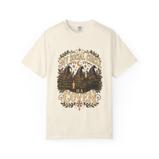 My Social Circle Is a Coven Witchy Graphic Tee
