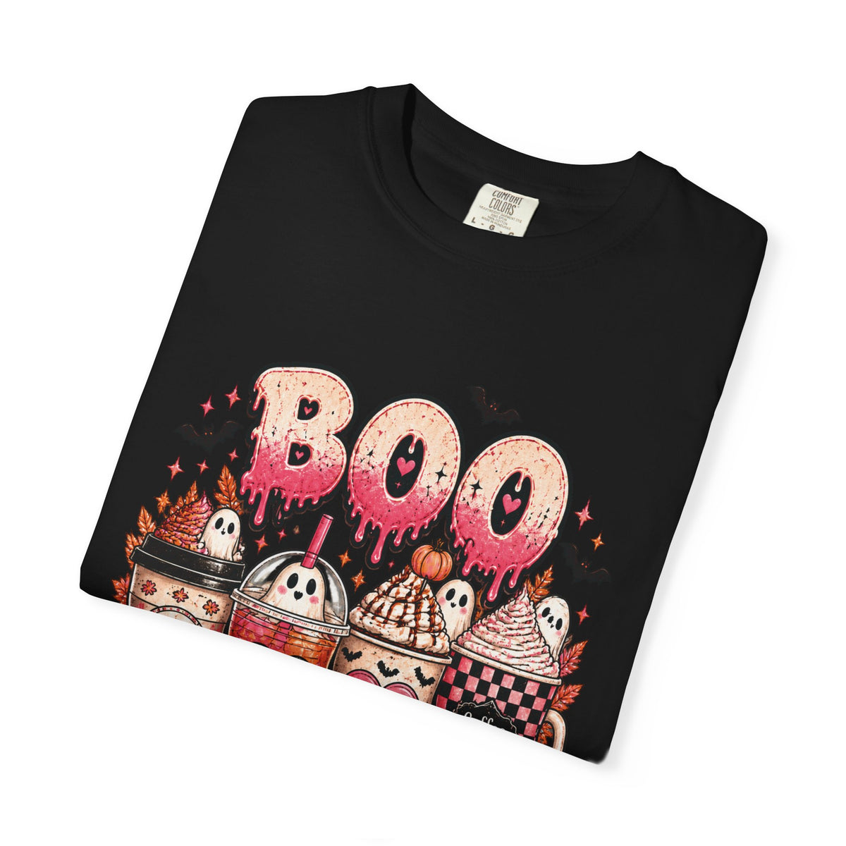 Boo Brew Halloween T‑Shirt — Spooky Coffee & Candy Graphic Tee