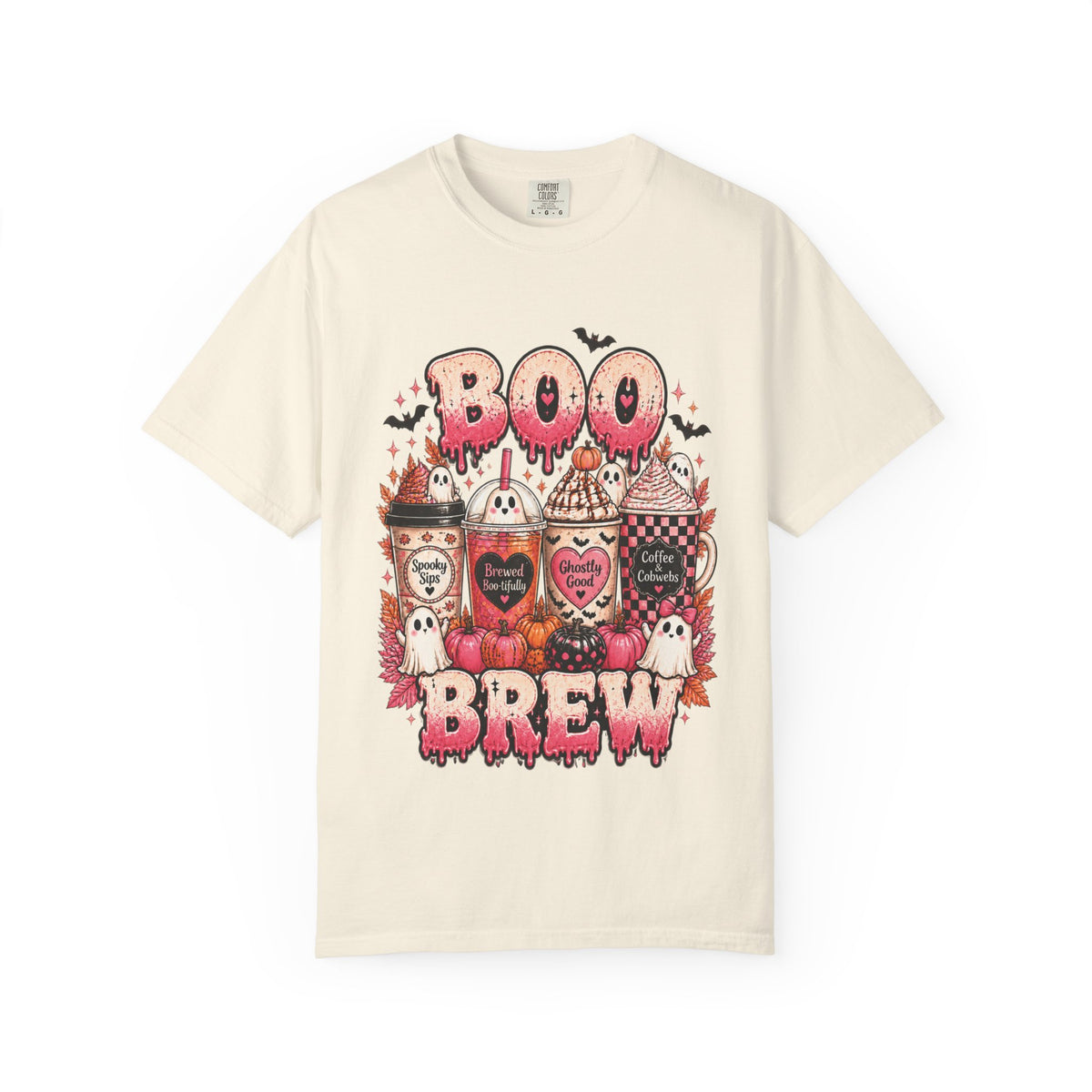 Boo Brew Halloween T‑Shirt — Spooky Coffee & Candy Graphic Tee