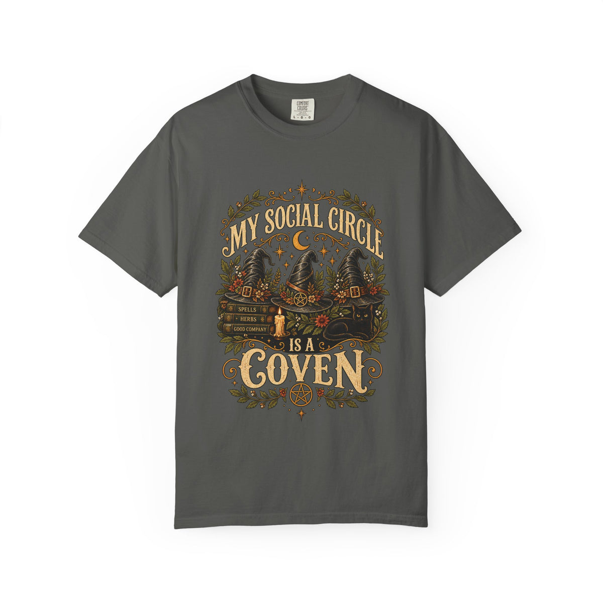 My Social Circle Is a Coven Witchy Graphic Tee